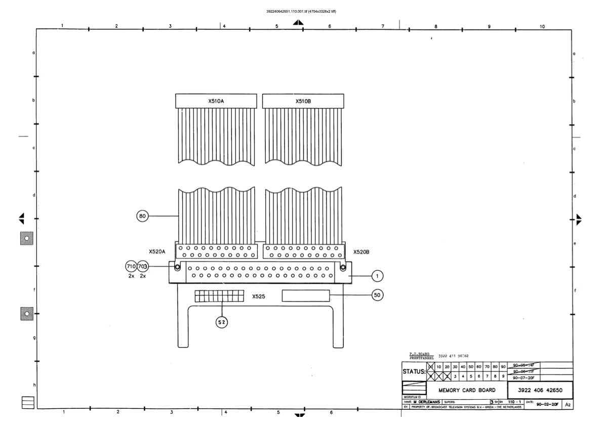 Grass Valley LDK4607 Master Control Panel technical manual preview