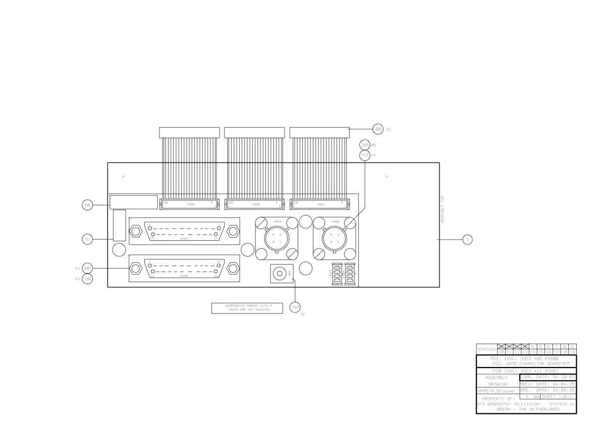 Grass Valley LDK4609 Master Control Panel technical manual preview