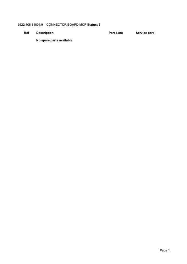 Grass Valley LDK4609 Master Control Panel technical manual preview