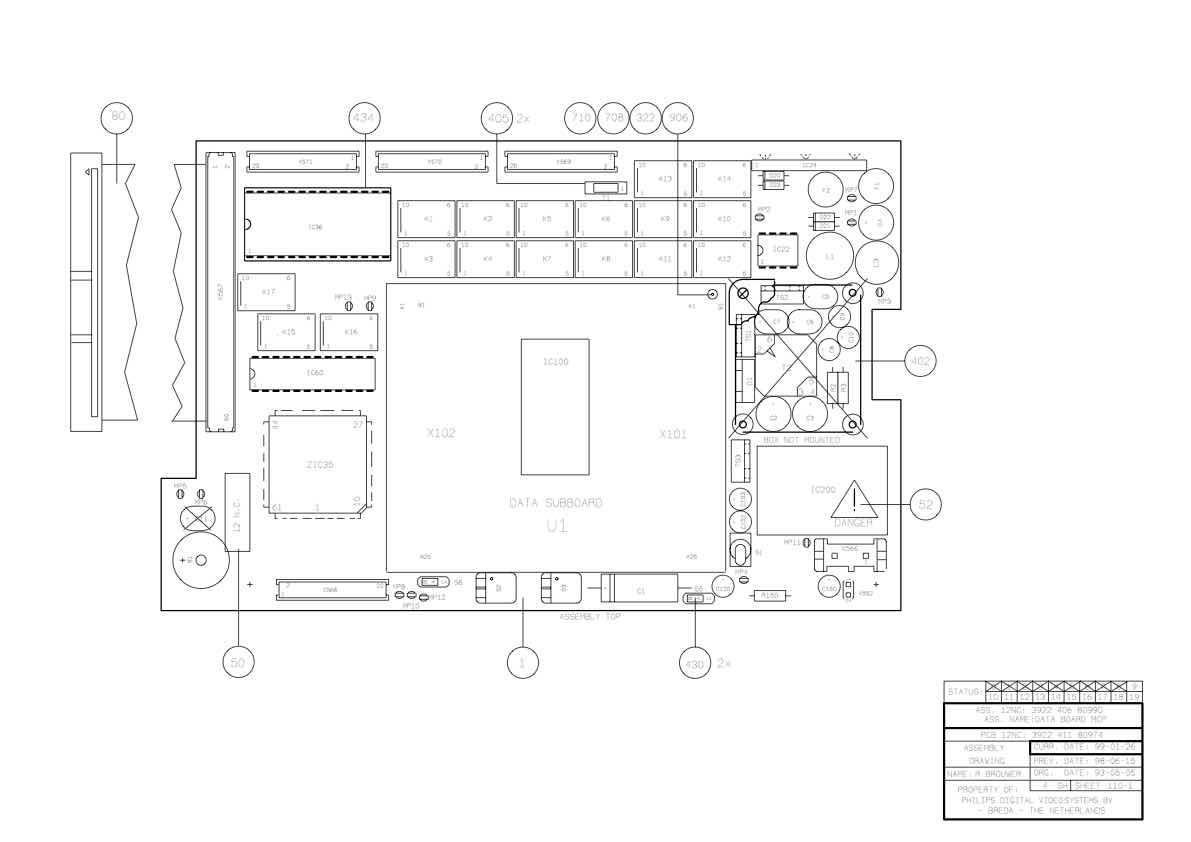 Grass Valley LDK4609 Master Control Panel technical manual preview