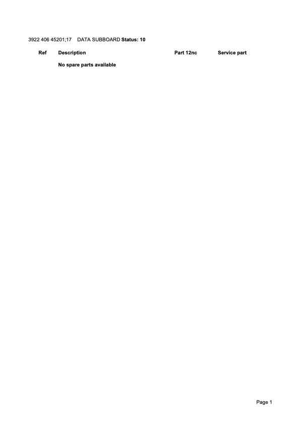 Grass Valley LDK4609 Master Control Panel technical manual preview