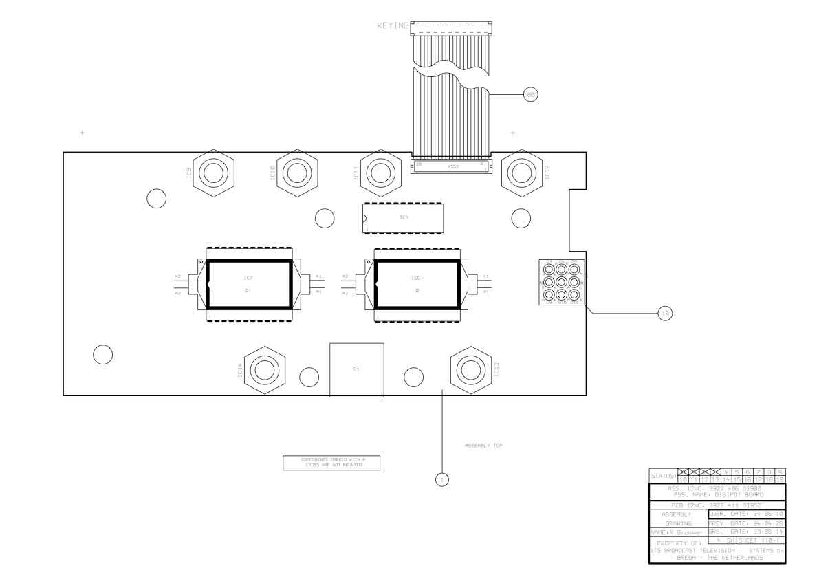 Grass Valley LDK4609 Master Control Panel technical manual preview