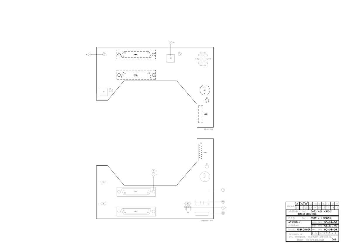 Grass Valley LDK4625 Mono Control technical manual preview