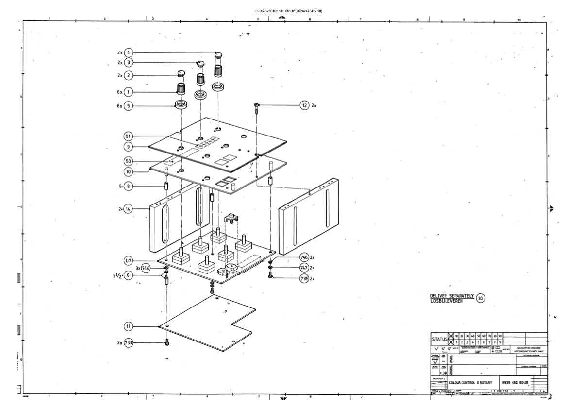 Grass Valley LDK4626 Colour Control Single Rotary technical manual preview