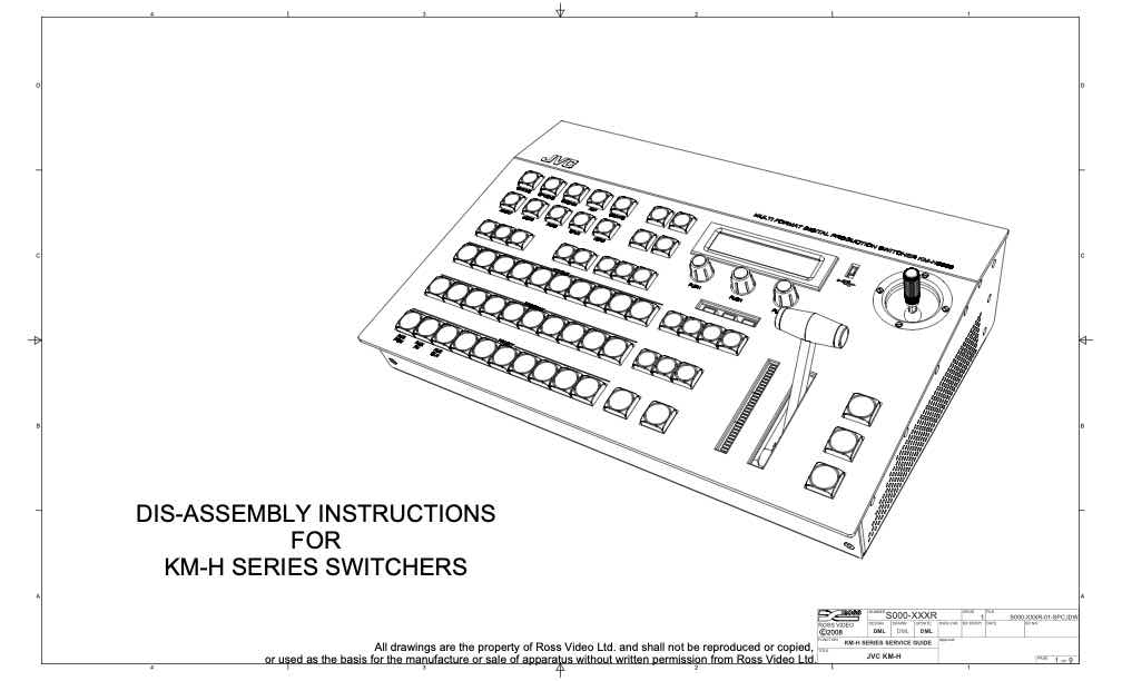 JVC KM-H2500-3000 technical manual preview