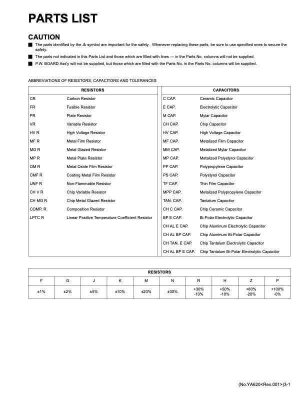 JVC DT-V20L3D technical manual preview