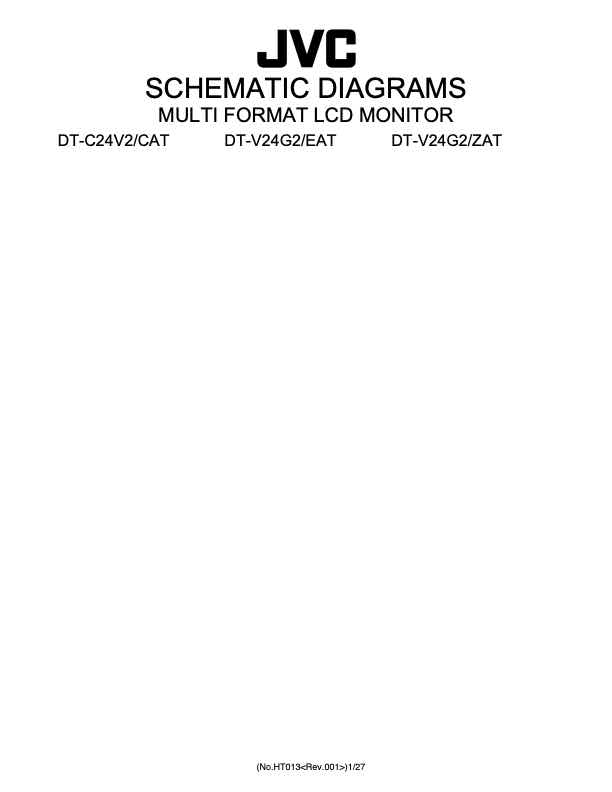 JVC DT-V24G2 technical manual preview
