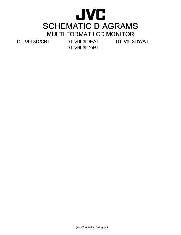 JVC DT-V9L3D technical manual preview