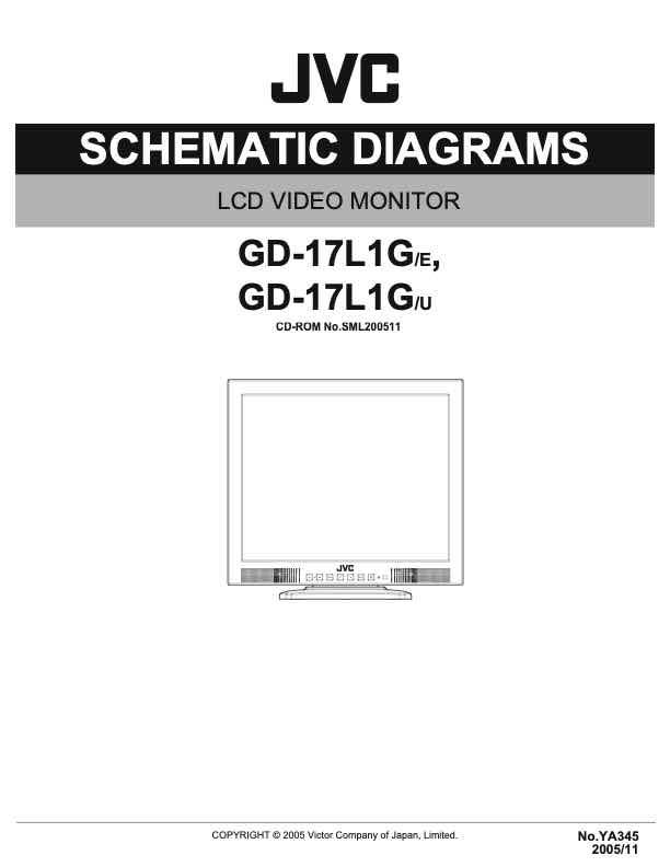 JVC GD-17L1G technical manual preview