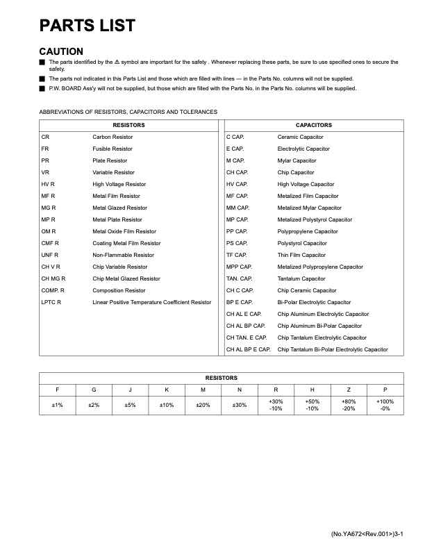 JVC GM-F470S technical manual preview