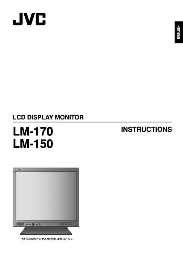 JVC LM-150E technical manual preview