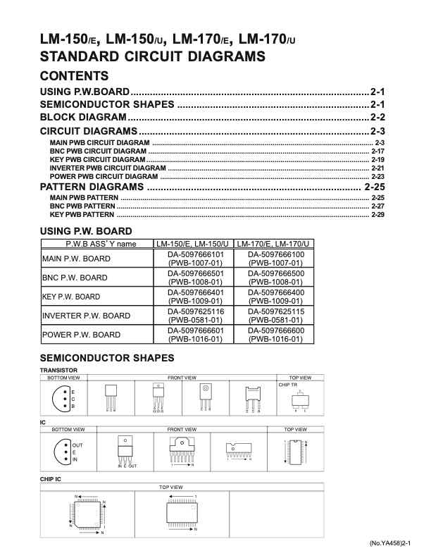 JVC LM-150E technical manual preview