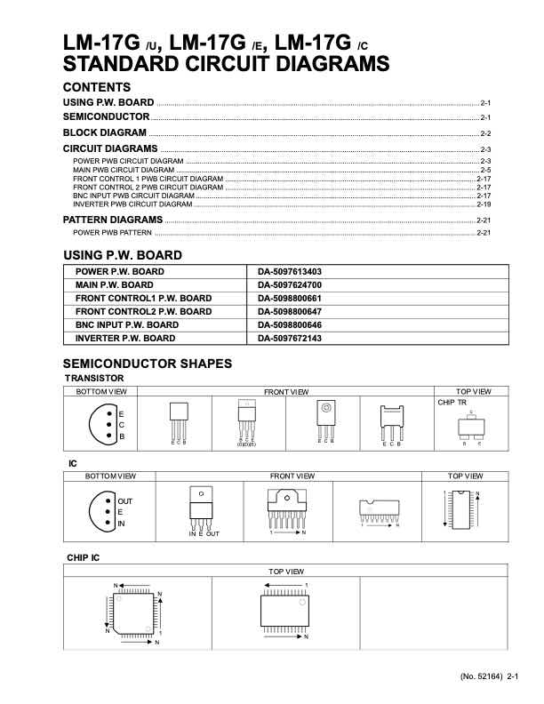 JVC LM-17G technical manual preview