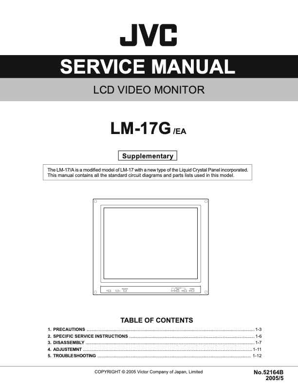 JVC LM-17G_EA technical manual preview