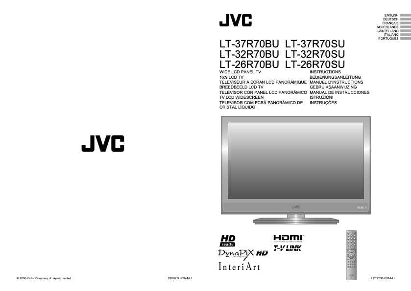 JVC LT-37R71BU technical manual preview
