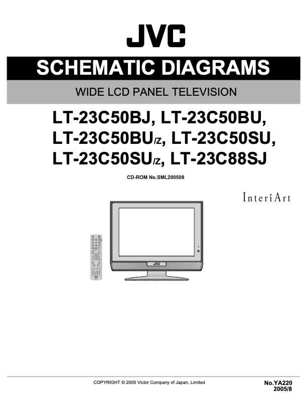JVC LT23C50BU technical manual preview