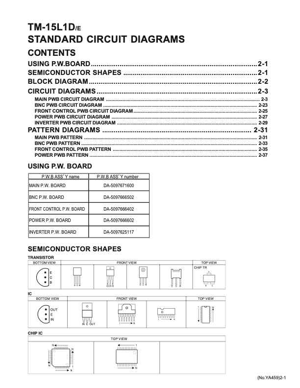 JVC TM-15L1D technical manual preview