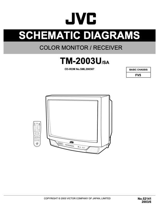JVC TM_2003U_SA technical manual preview