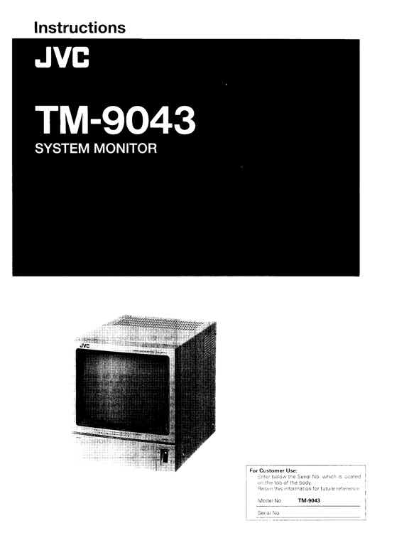 JVC TM_9043 technical manual preview