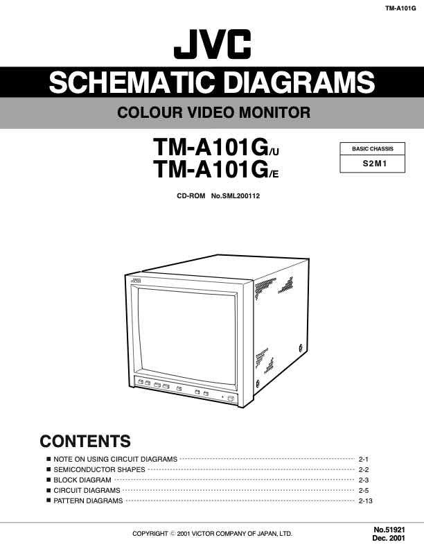 JVC TM_A101E technical manual preview