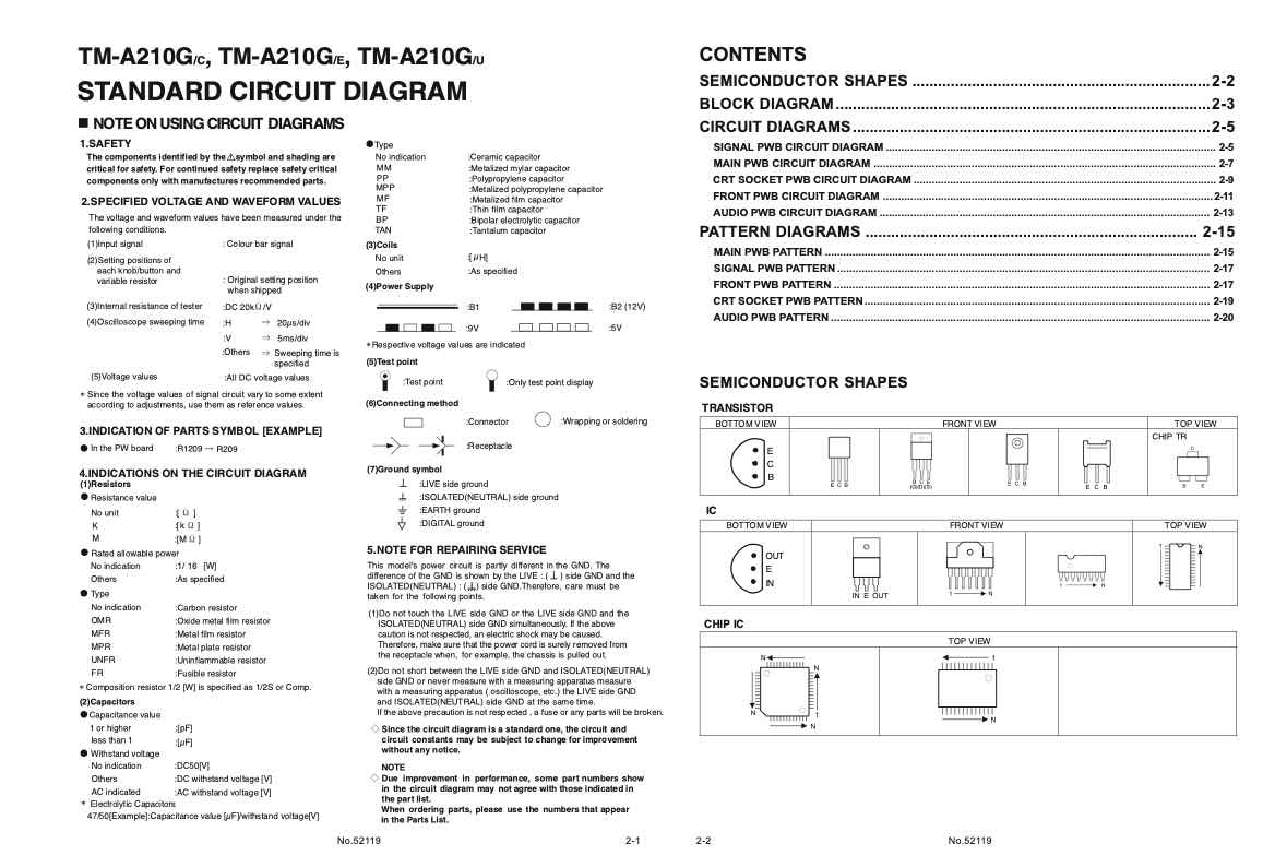 JVC TM_A210G_E technical manual preview