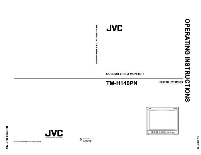 JVC TM_H140PN technical manual preview