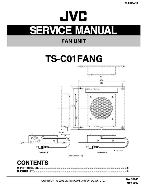 JVC TS_C01FANG technical manual preview