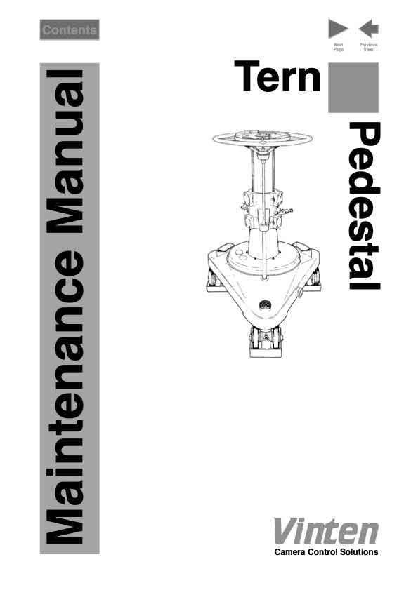 Vinten 3741 technical manual preview
