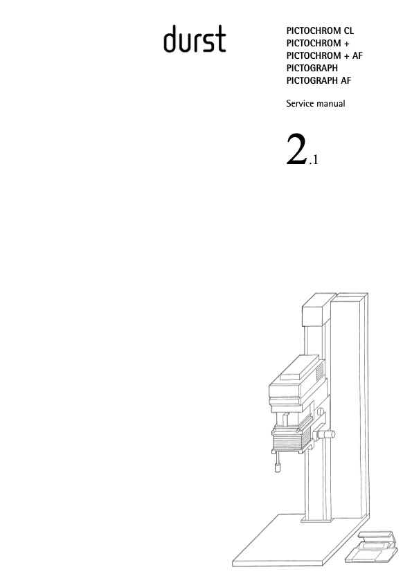 Pictochrom V2 technical manual preview