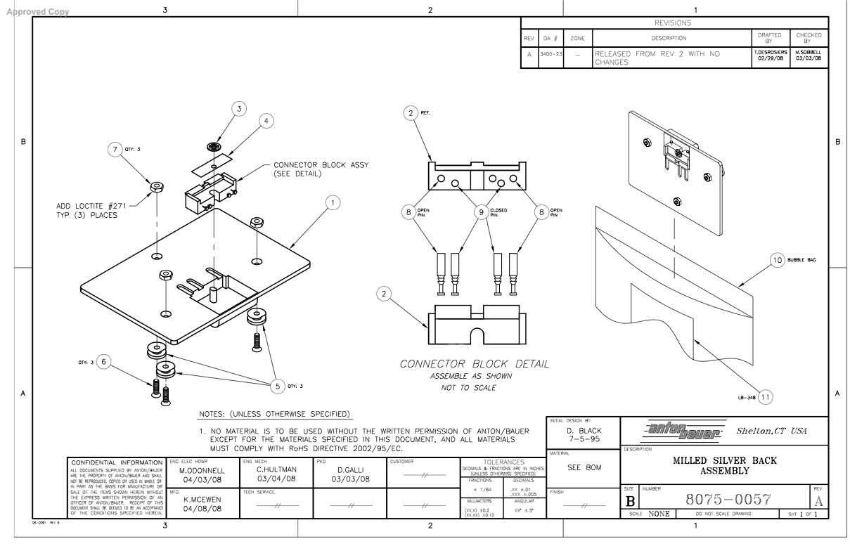 Anton Bauer General Schematics technical manual preview