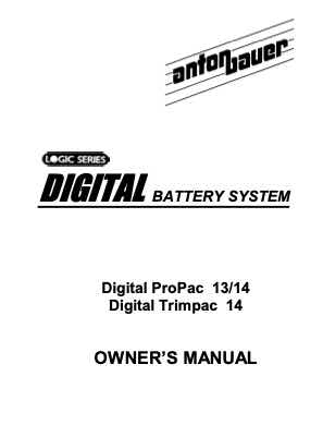 Anton Bauer General Schematics technical manual preview