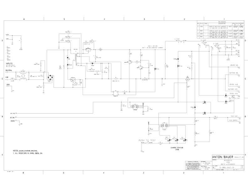 Anton Bauer General Schematics technical manual preview