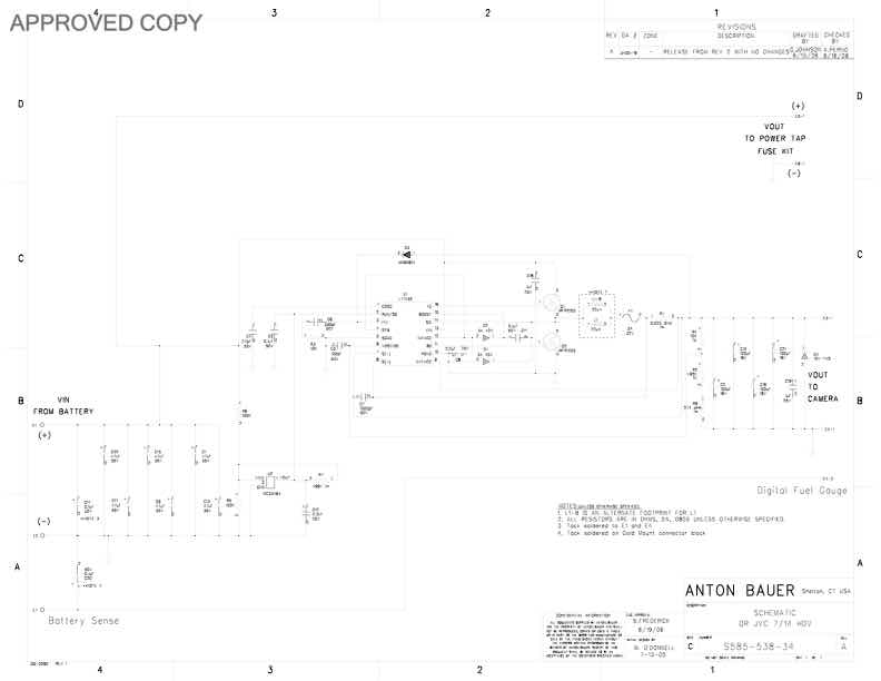 Anton Bauer General Schematics technical manual preview