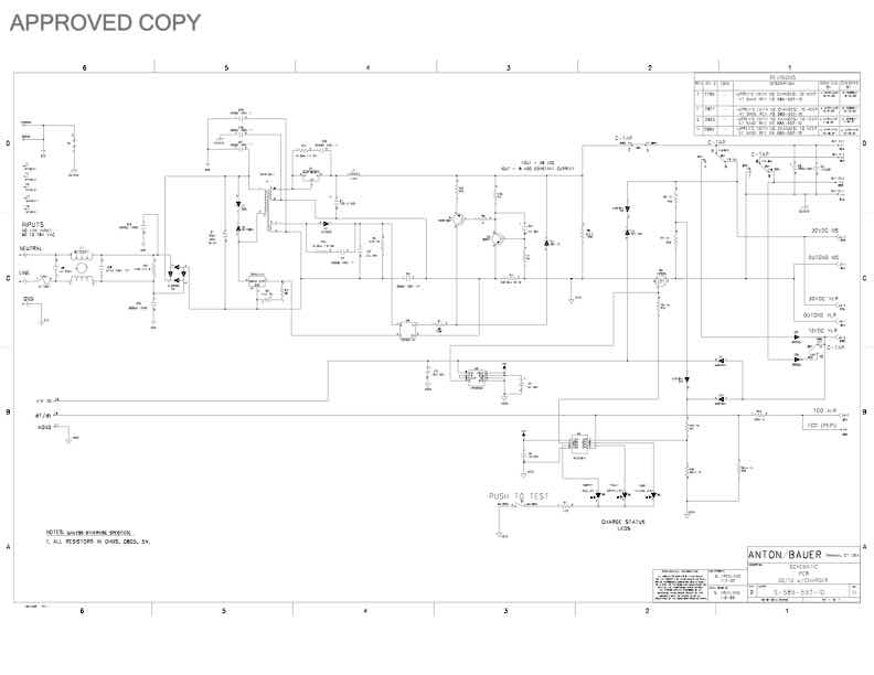 Anton Bauer General Schematics technical manual preview