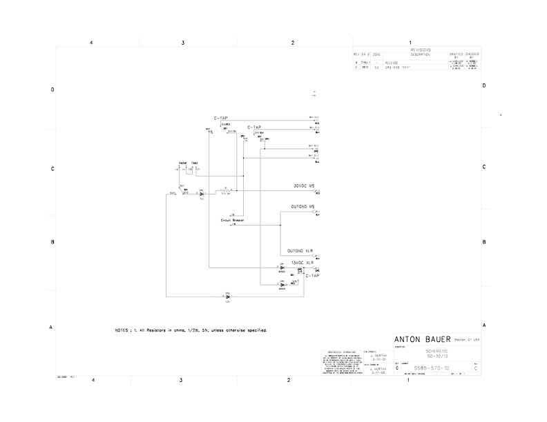 Anton Bauer General Schematics technical manual preview