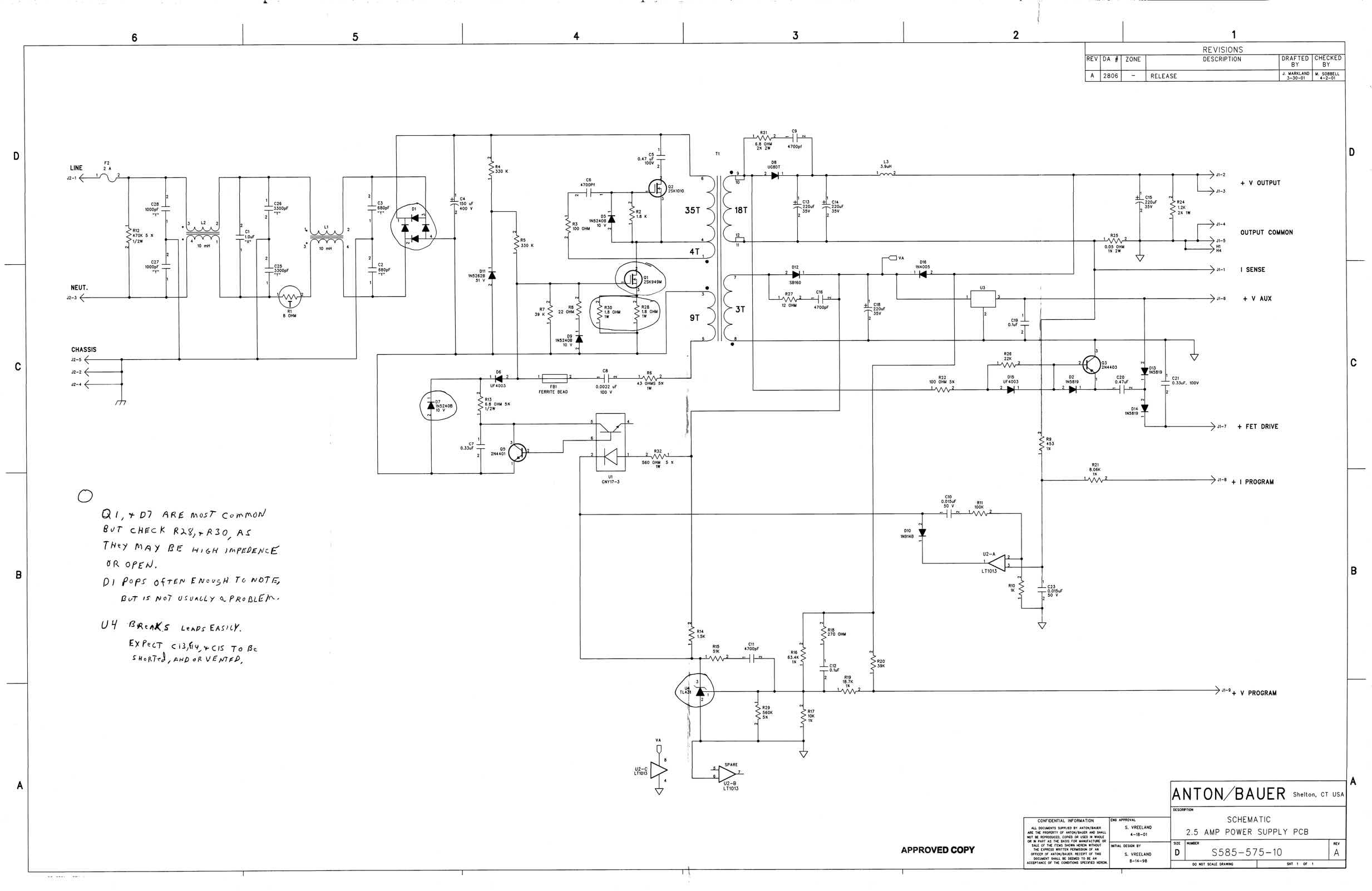 Anton Bauer General Schematics technical manual preview