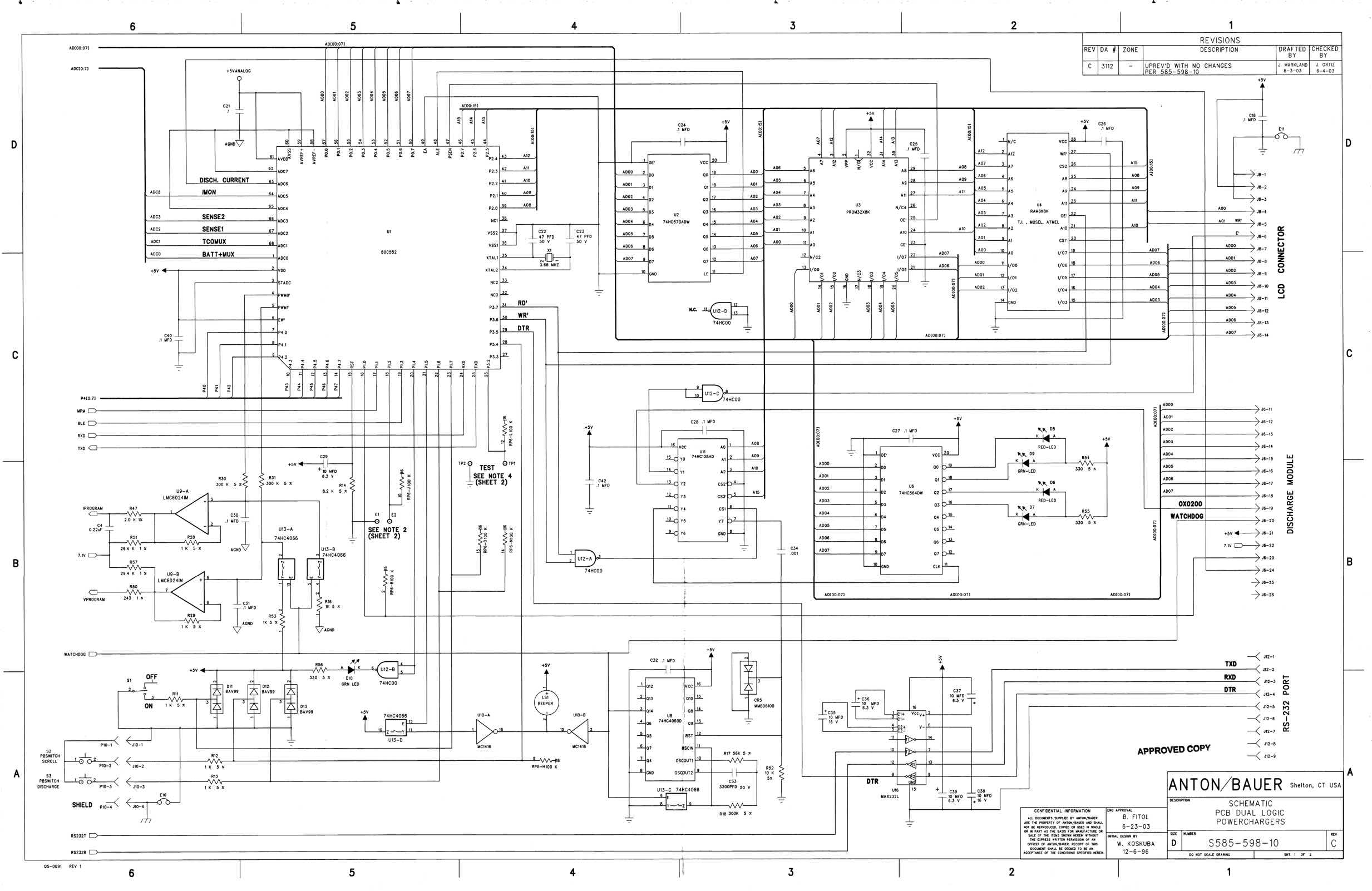 Anton Bauer General Schematics technical manual preview