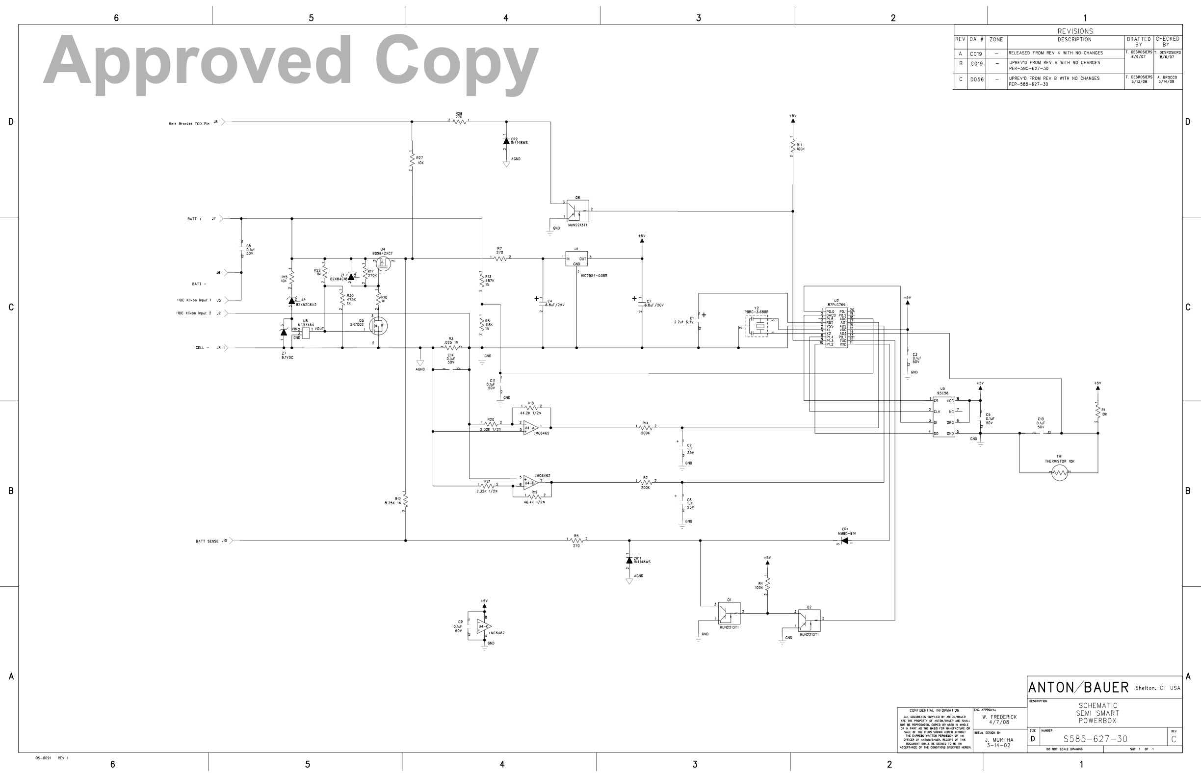 Anton Bauer General Schematics technical manual preview