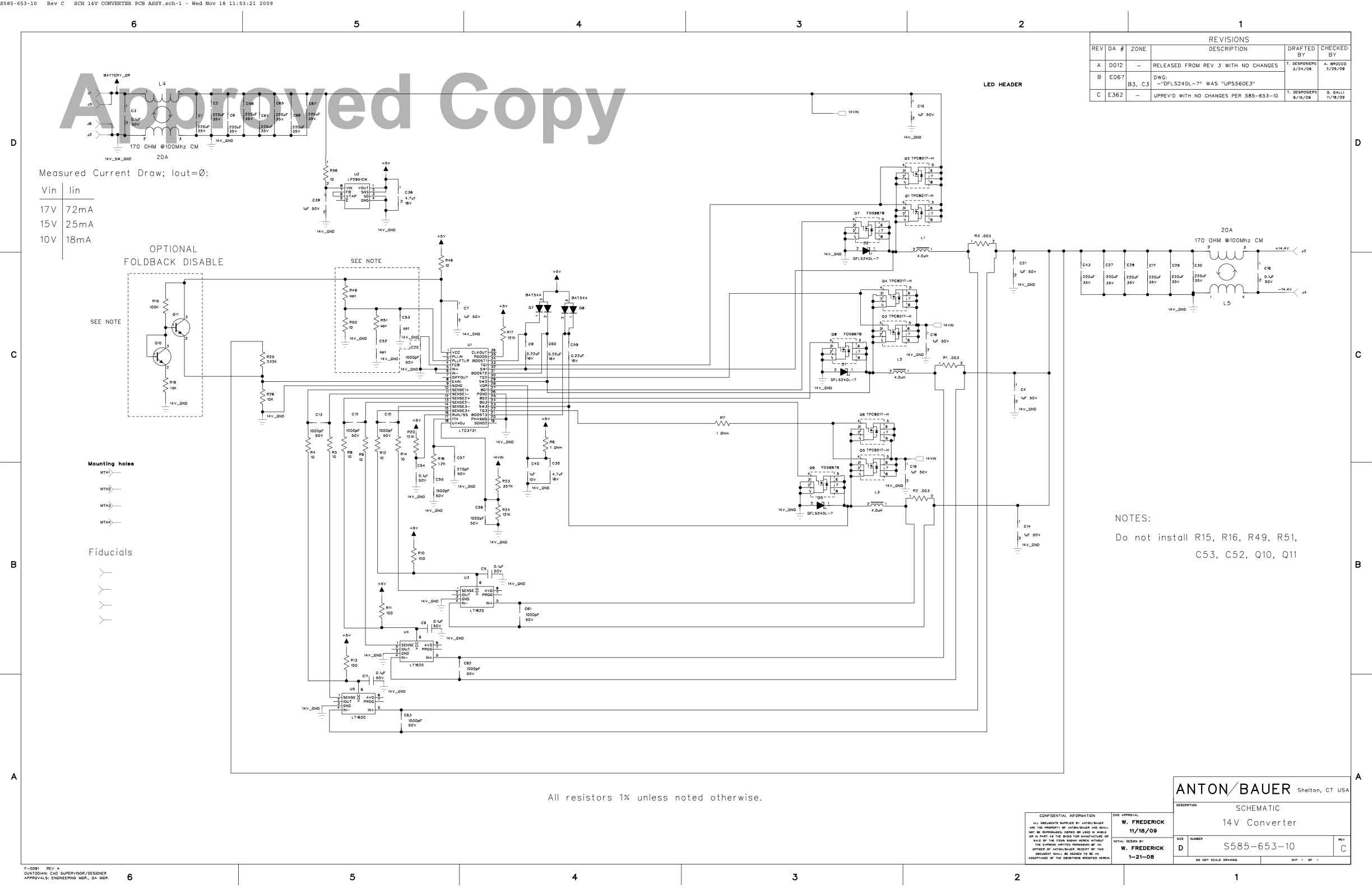 Anton Bauer General Schematics technical manual preview