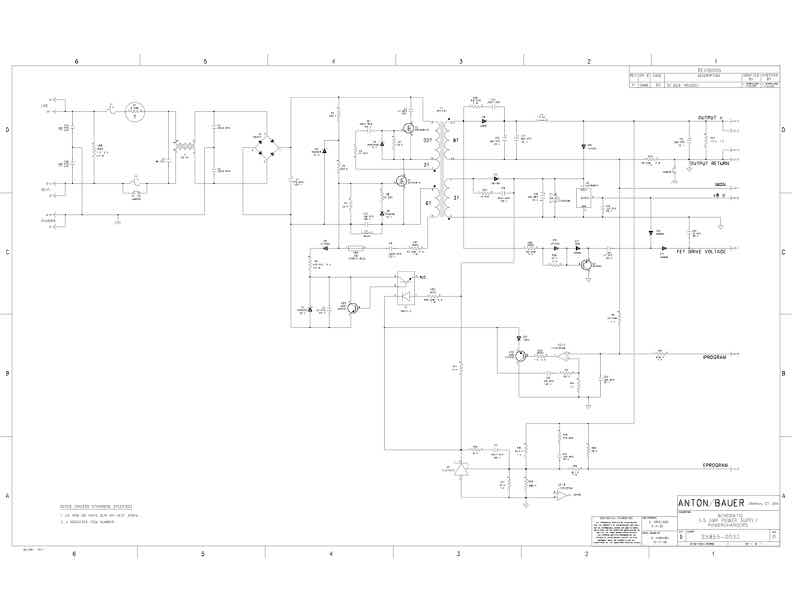 Anton Bauer General Schematics technical manual preview