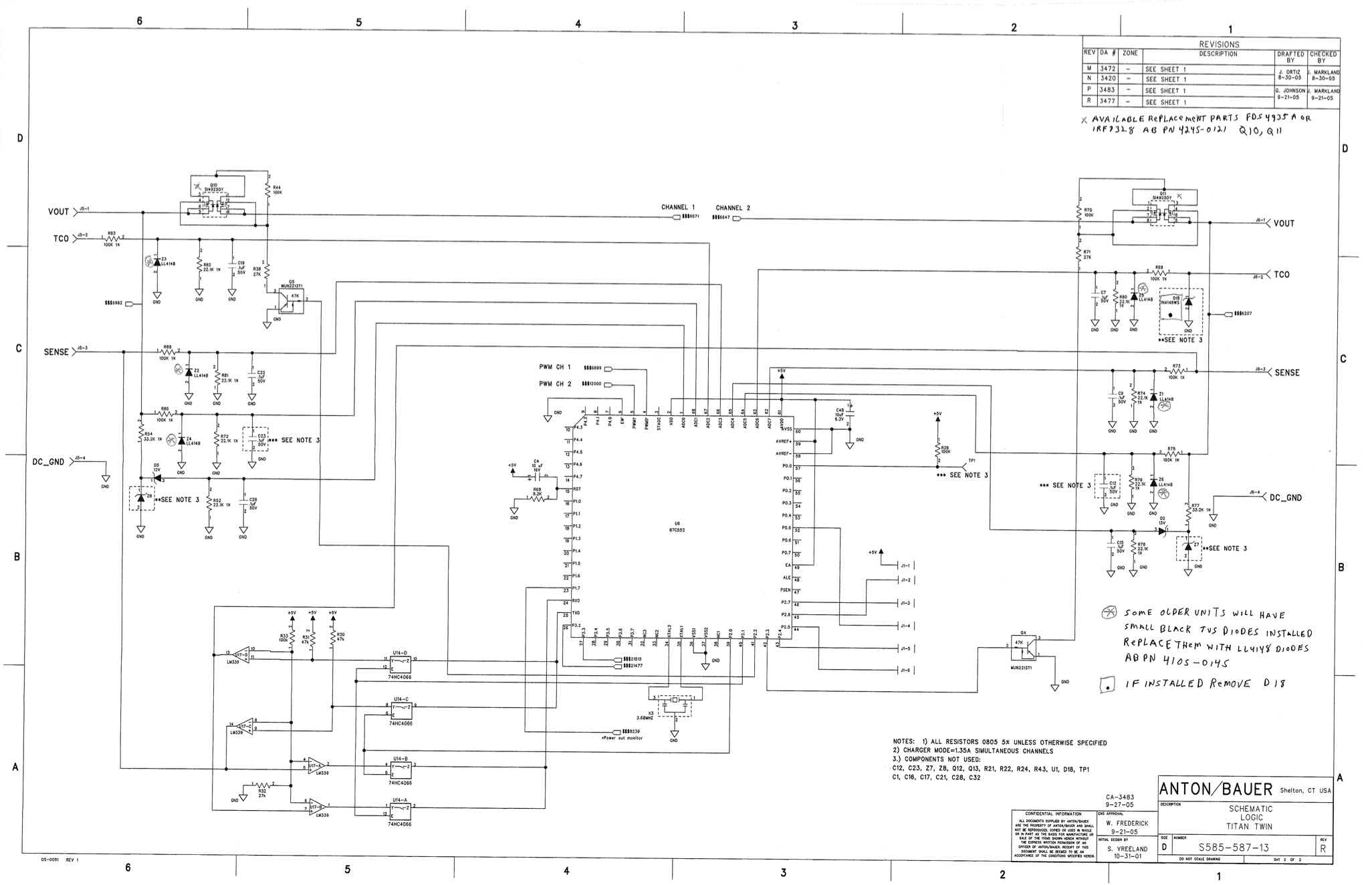 Anton Bauer General Schematics technical manual preview