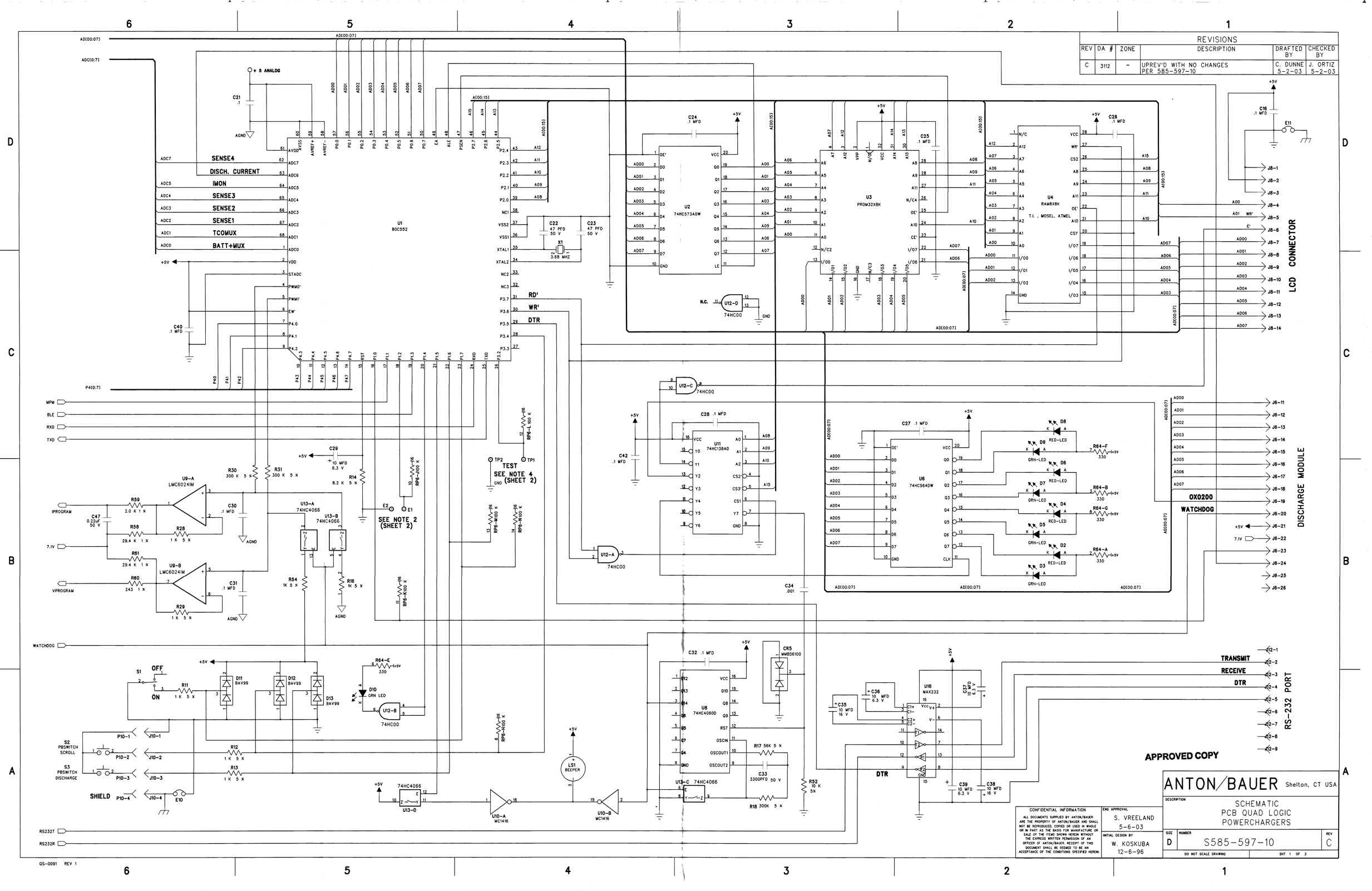 Anton Bauer General Schematics technical manual preview