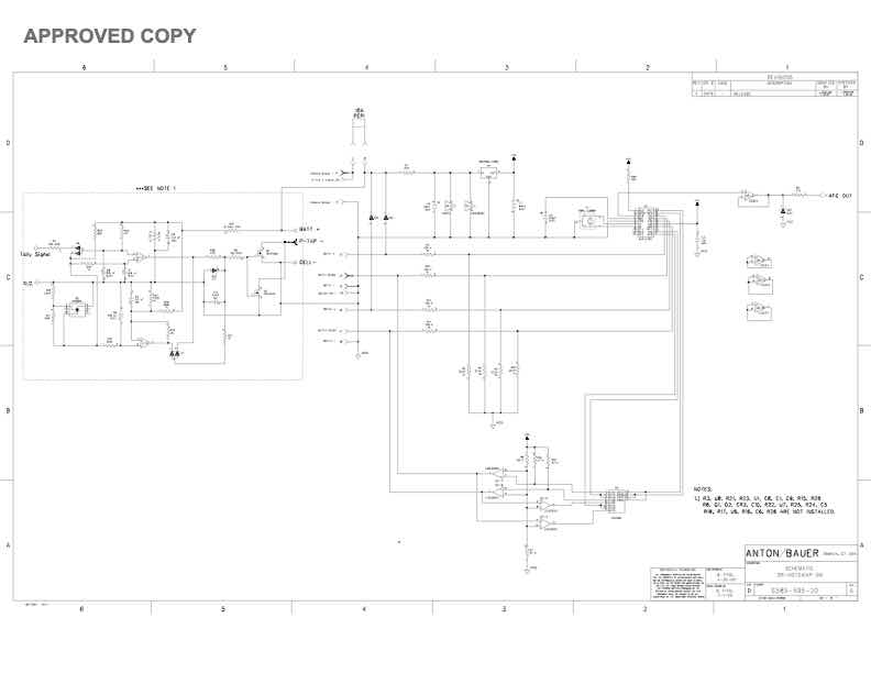 Anton Bauer QR-HOTSWAP technical manual preview