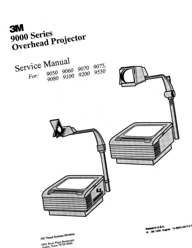 3M 9000 technical manual preview