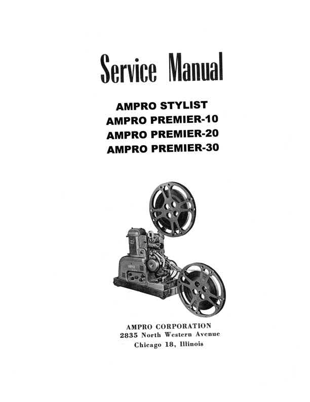 Ampro Premier technical manual preview