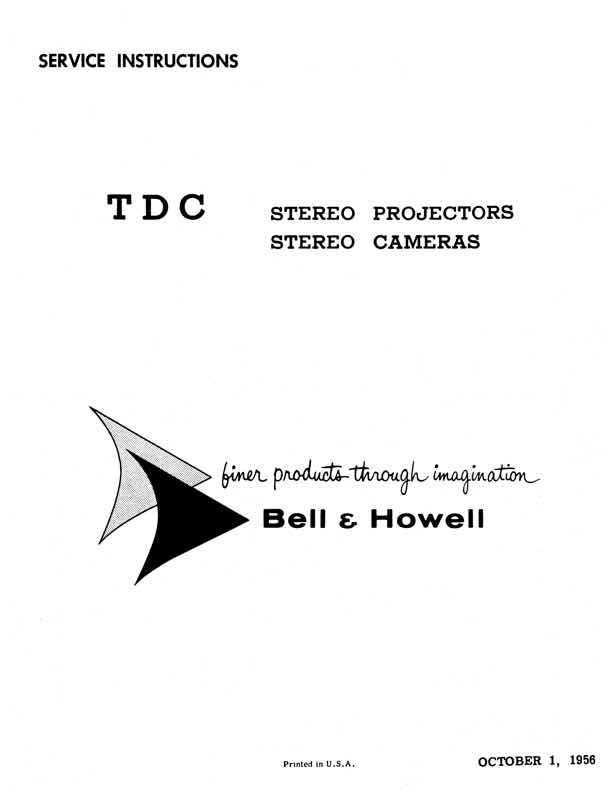 Bell & Howell TDC technical manual preview