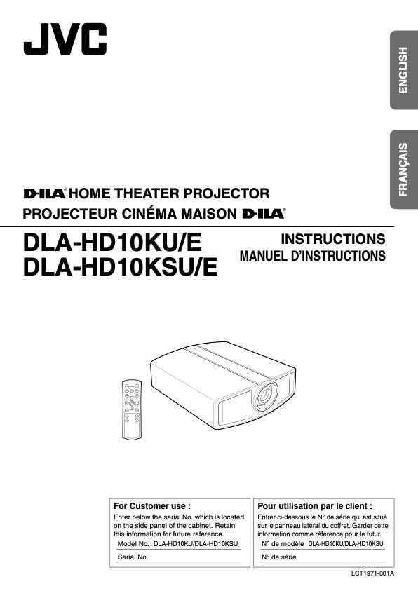 JVC DLA-HD10KE technical manual preview