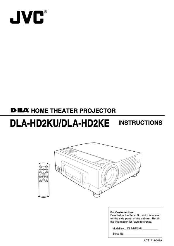 JVC DLA-HD2KE technical manual preview