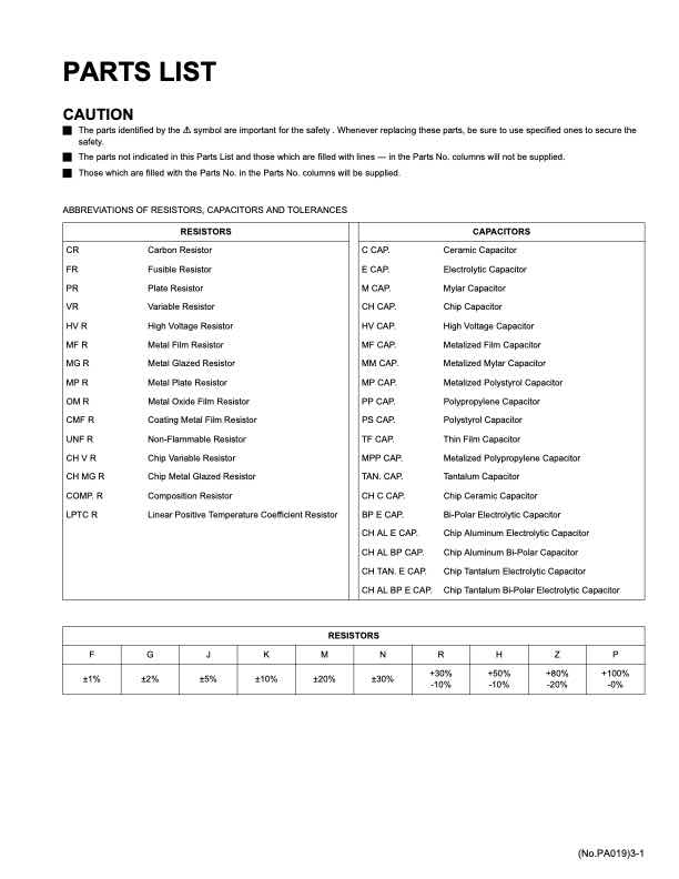 JVC DLA-HD2KE technical manual preview