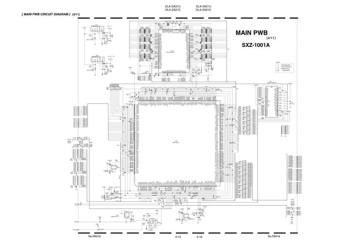 JVC DLA-SX21 technical manual preview